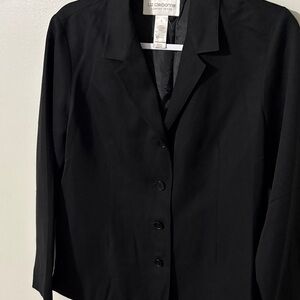 Liz Claiborne Elegant Black Suit Jacket
